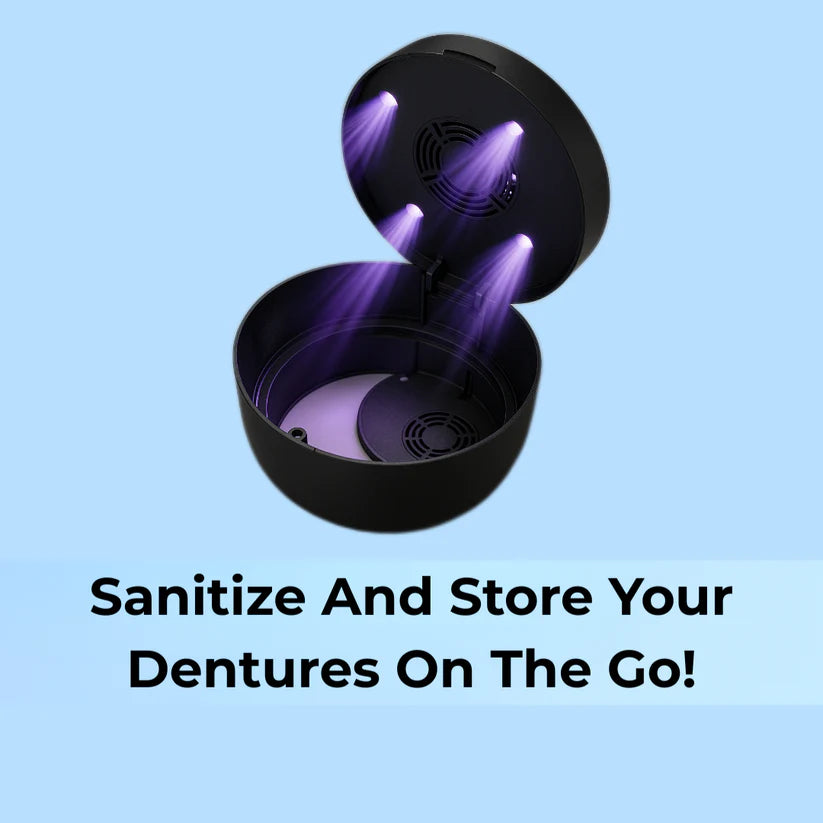 DENTURE TRAVEL DOME UVC